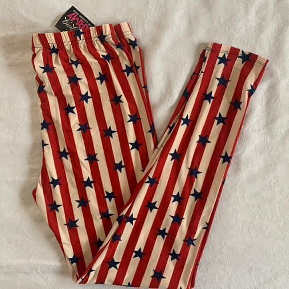 Legging Army TC Leggings Plus size Stars and Stripes - Picture 1 of 7